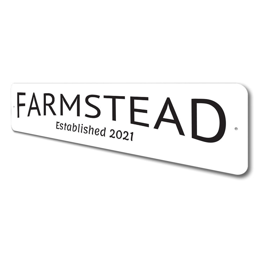 Farmstead Established Sign