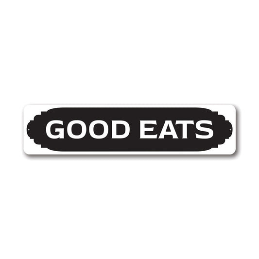 Good Eats Kitchen Metal Sign