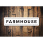 Primitive Farmhouse Sign