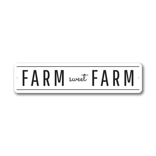 Farm Sweet Farm Metal Sign