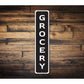 Vertical Grocery Sign