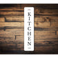 Vertical Kitchen Sign