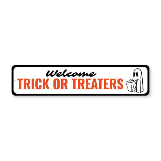 Trick or Treating Porch Sign