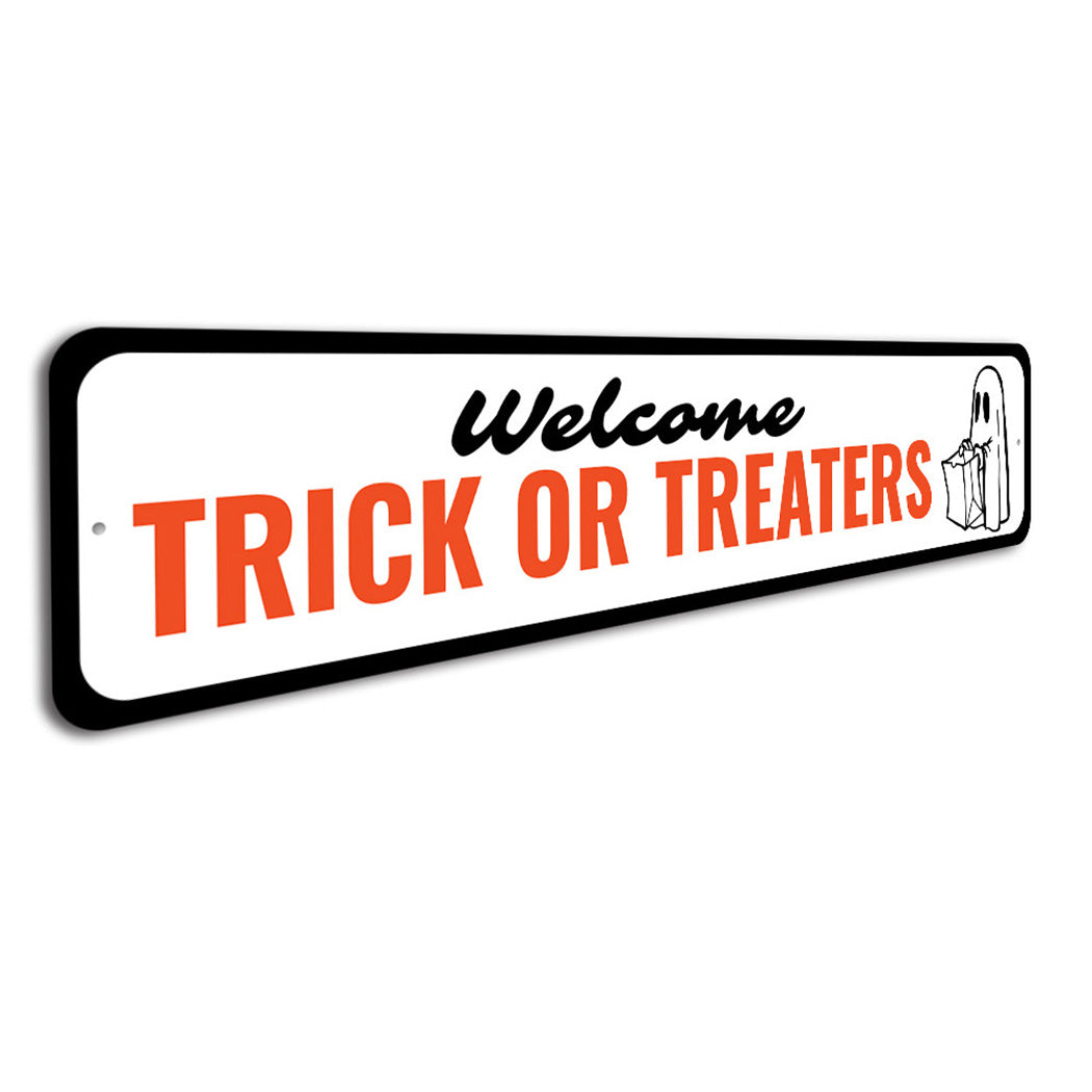 Trick or Treating Porch Sign