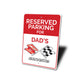 Reserved Parking Chevy Corvette Sign