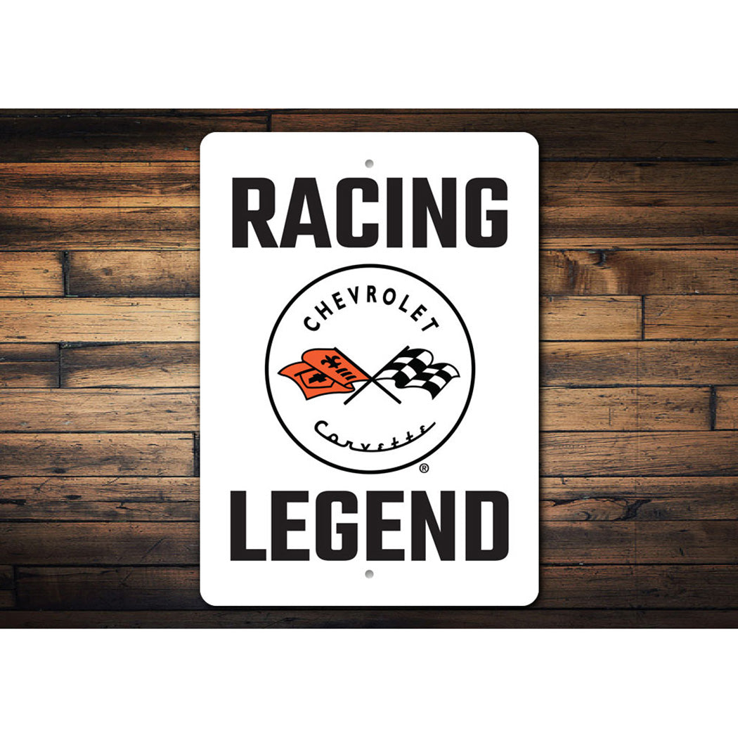 Racing Legend Corvette Sign