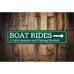 Boat Rides Sign