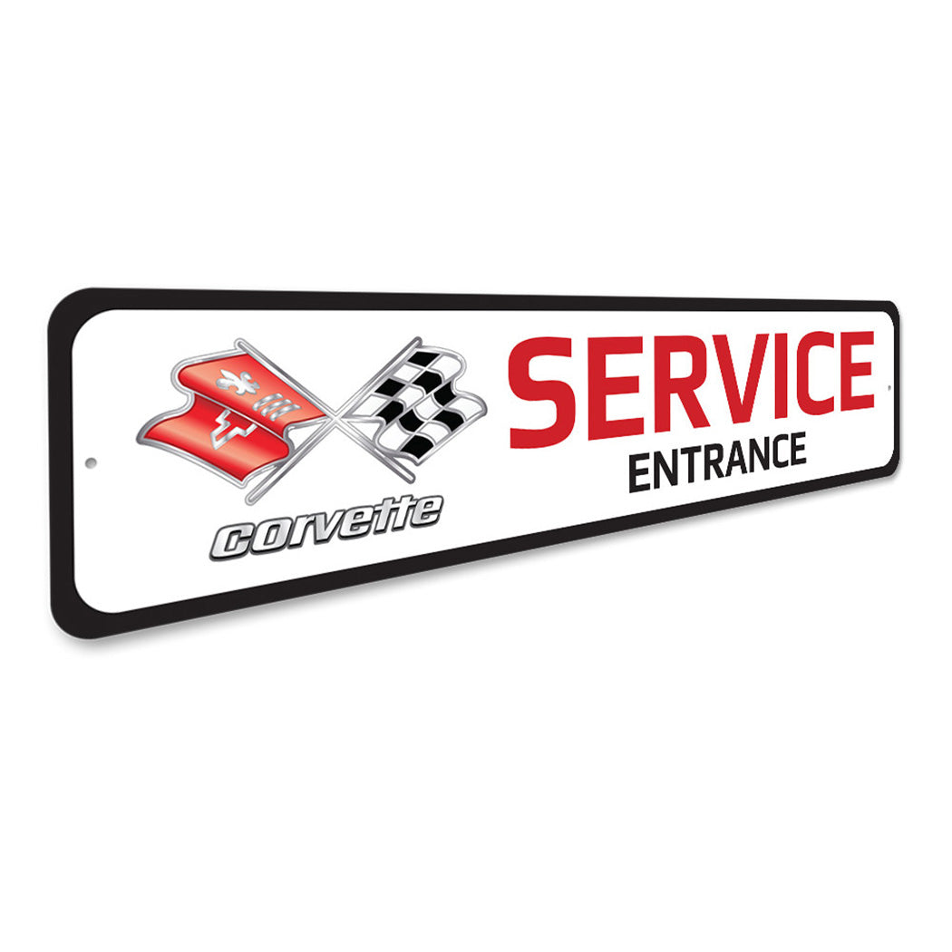 Corvette Service Entrance Sign