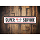 Chevy Corvette Super Service Sign