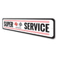 Chevy Corvette Super Service Sign