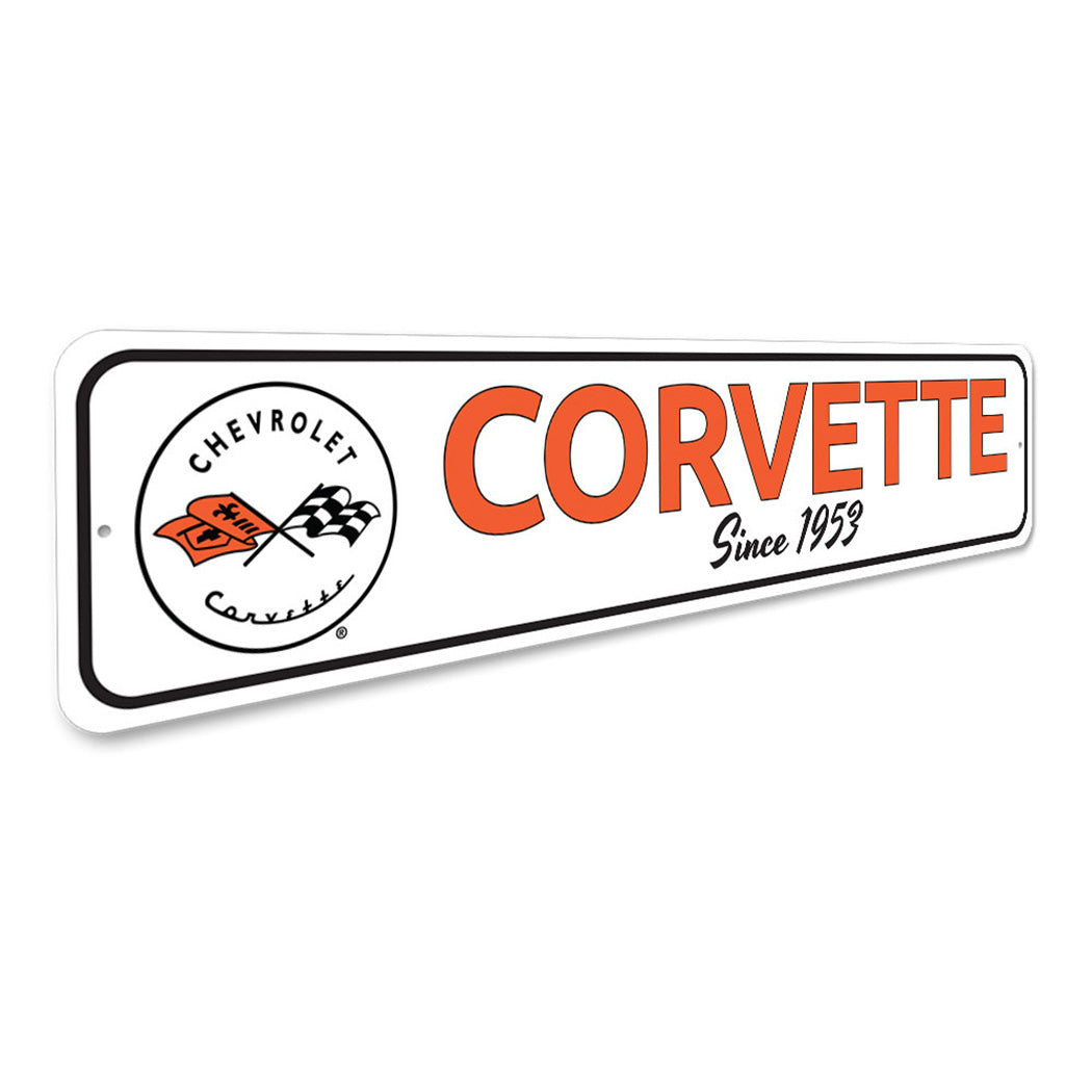 Corvette Year Sign