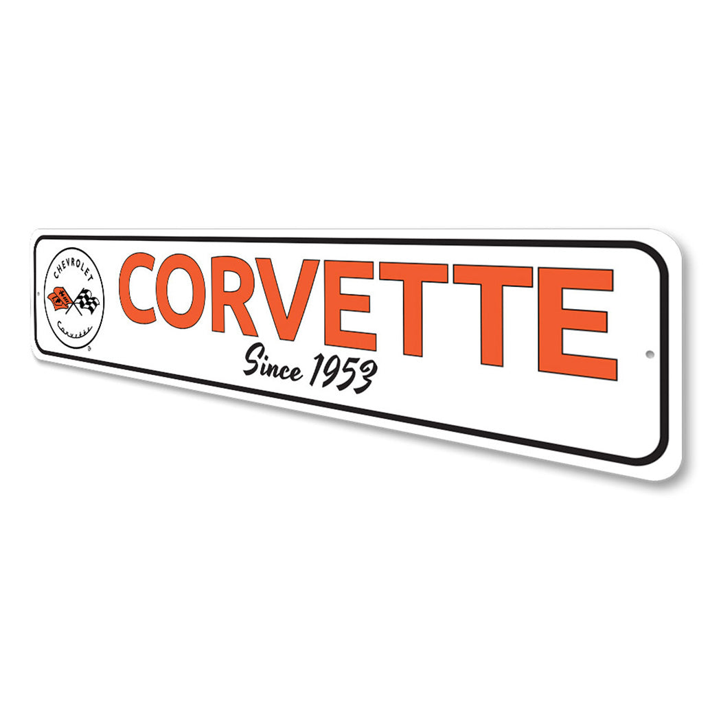 Corvette Year Sign