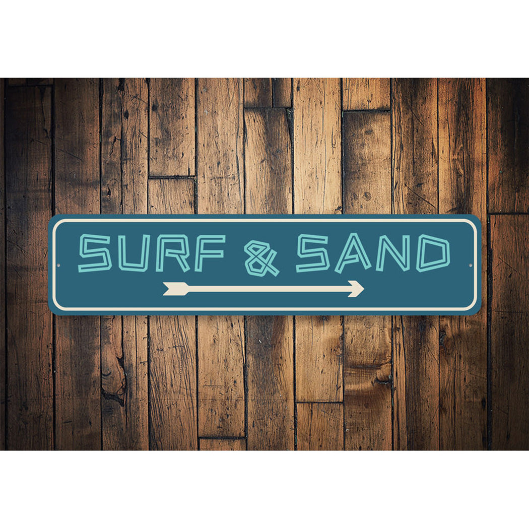 Surf And Sand Sign