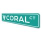 Coral Beach Street Sign
