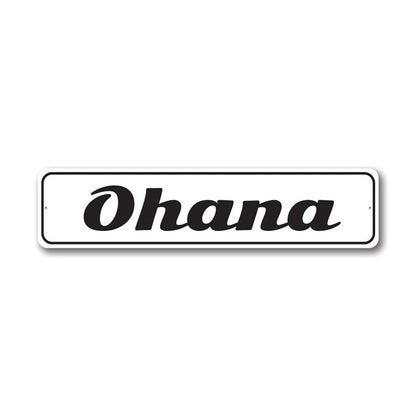 Ohana Metal Sign