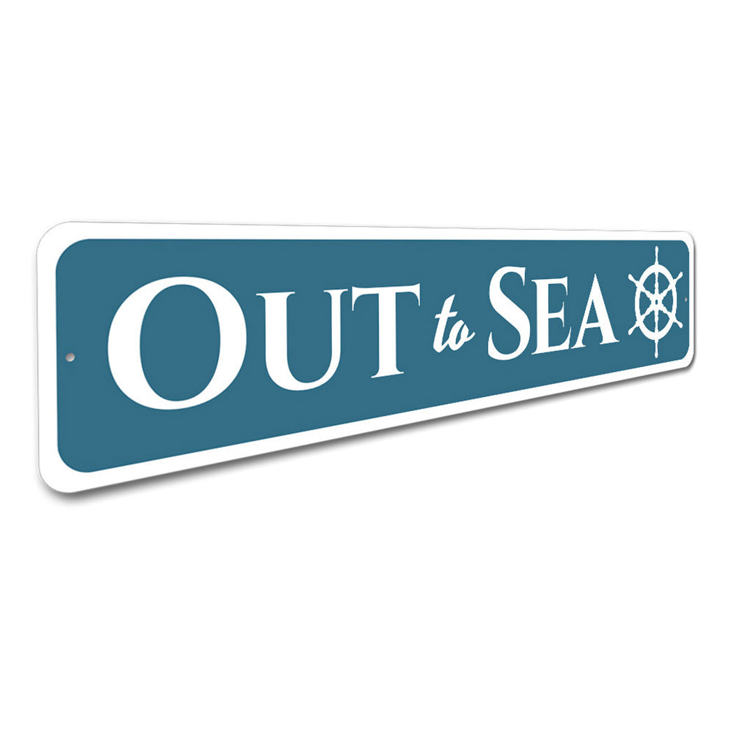 Out to Sea Boathouse Sign