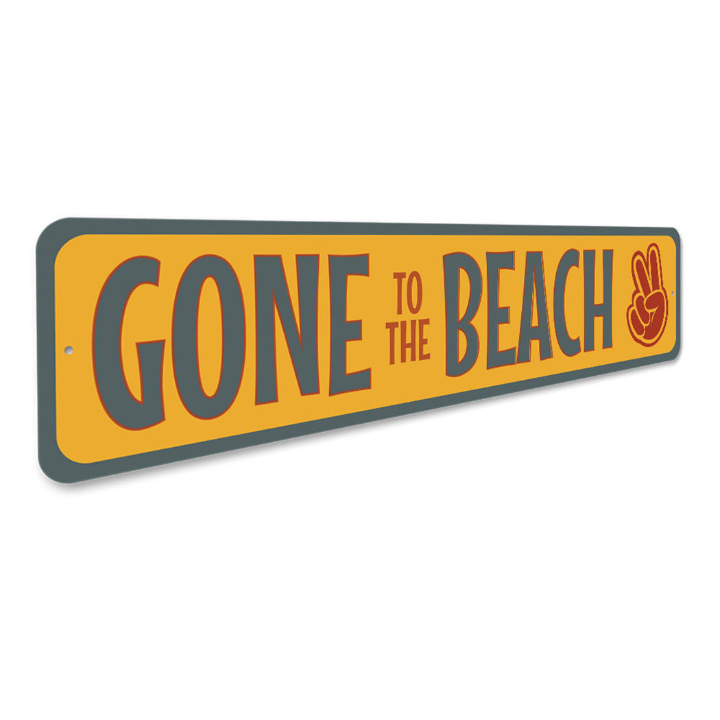 Retro Beach Sign