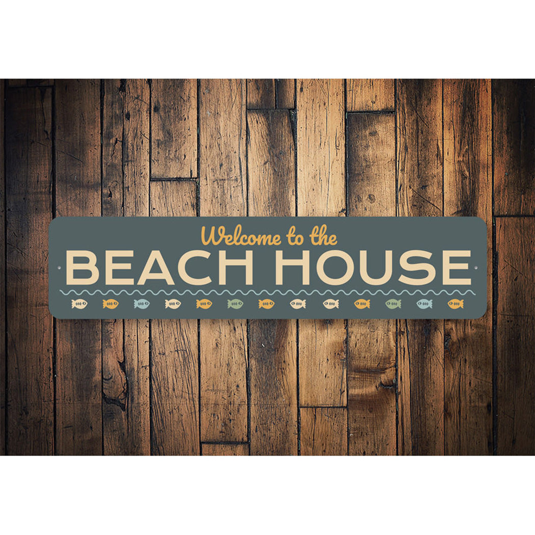 Welcome to the Beach House Sign