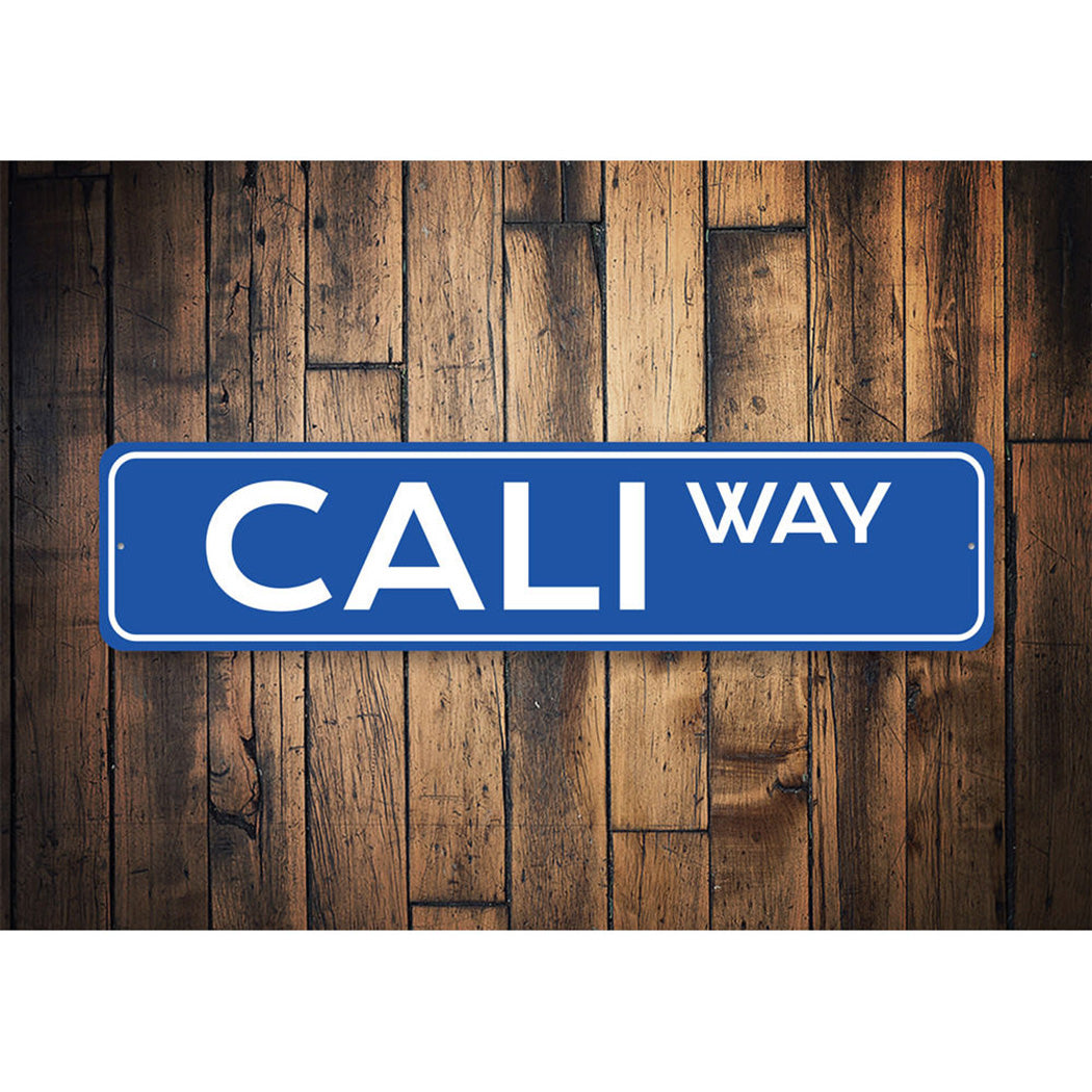 Cali Way Street Sign