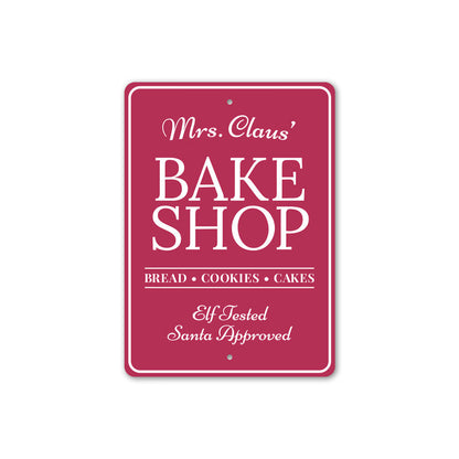 Santa Approved Bake Shop Sign