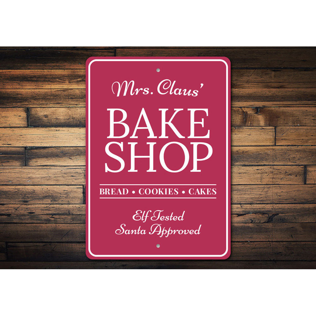 Santa Approved Bake Shop Sign