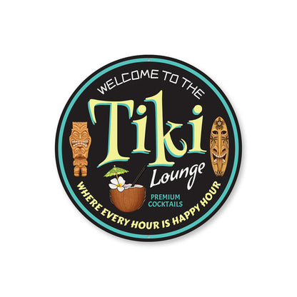 Retro Tiki Lounge Sign