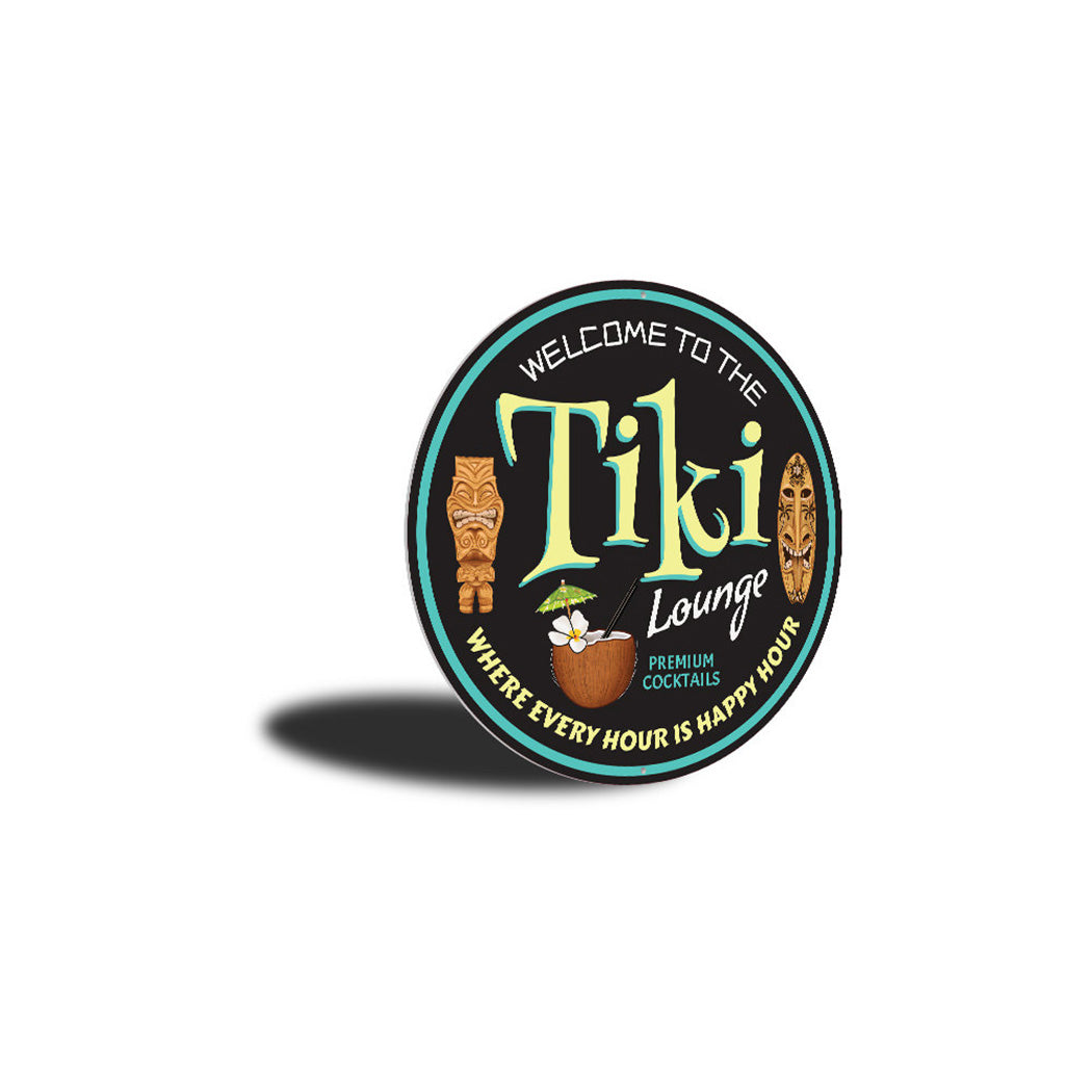 Retro Tiki Lounge Sign