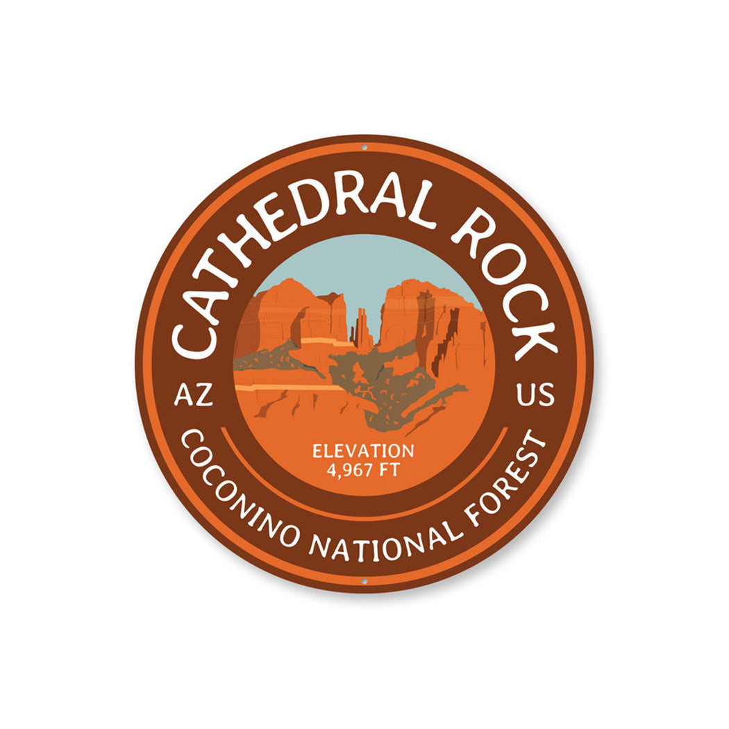 Cathedral Rock Sign