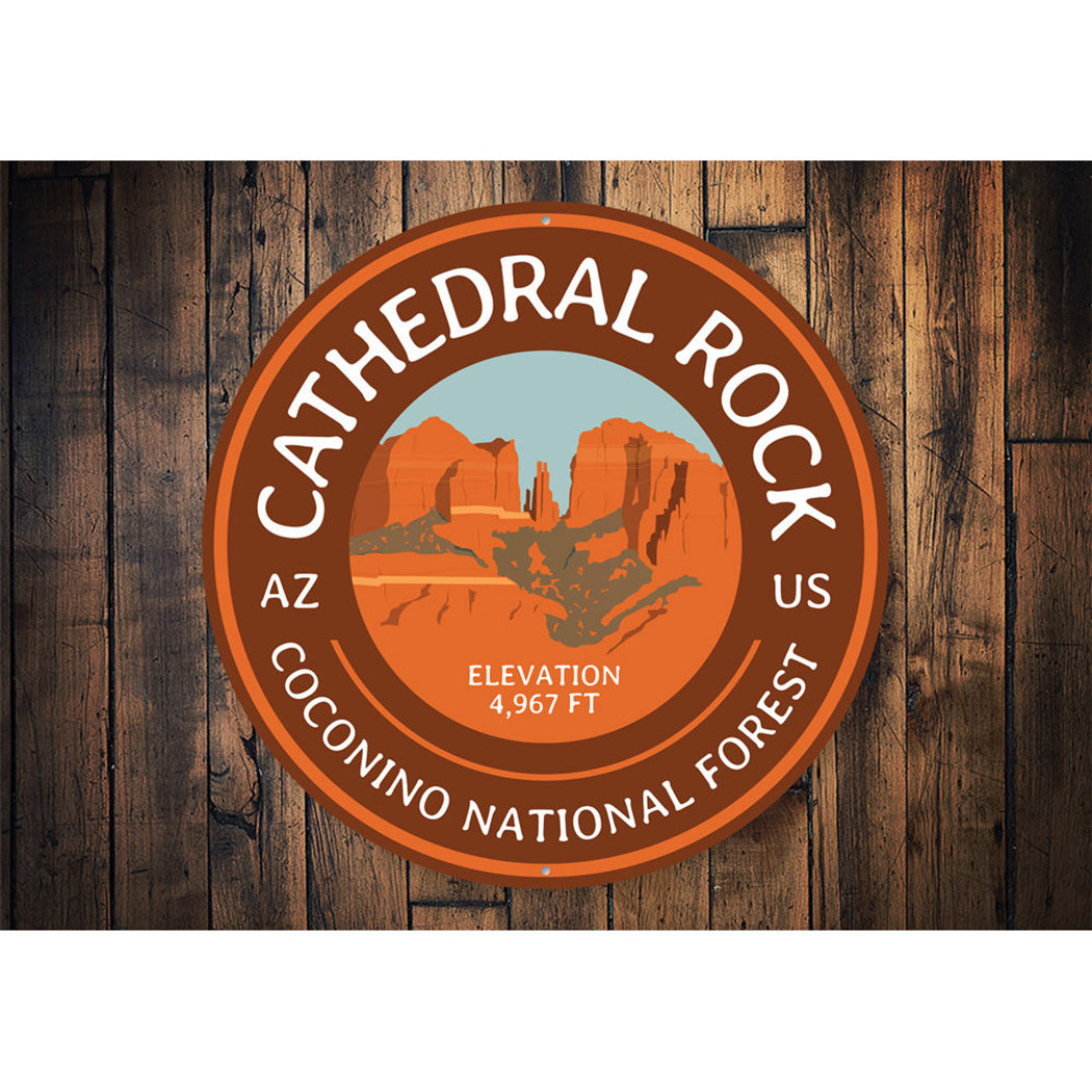 Cathedral Rock Sign