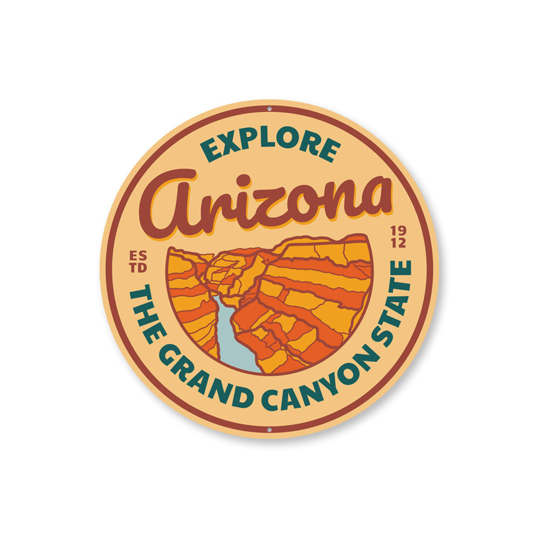 Explore Arizona Grand Canyon Sign