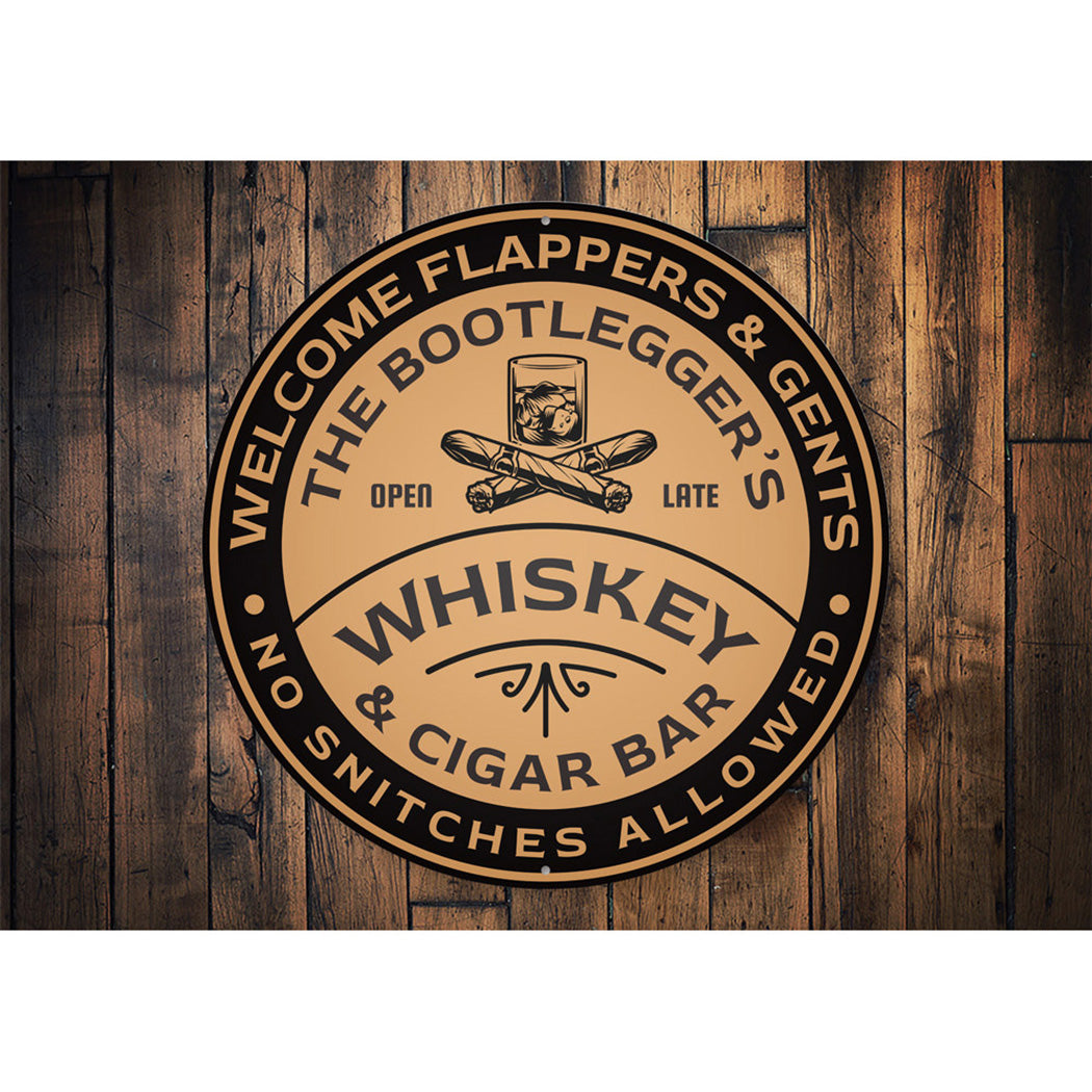 Whiskey and Cigar Sign