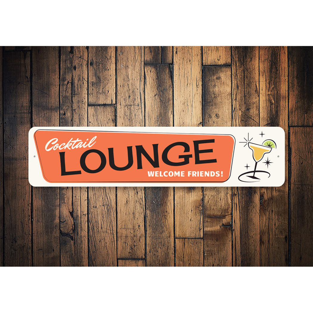 Retro Cocktail Lounge Sign