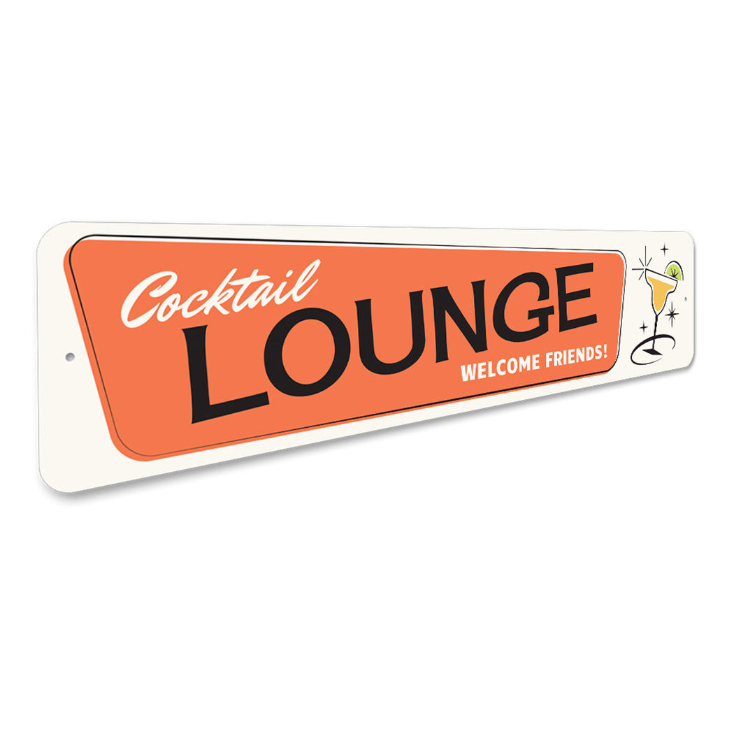 Retro Cocktail Lounge Sign