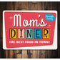 Mom's Diner Sign