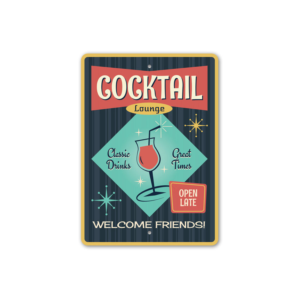 Vintage Cocktail Lounge Sign