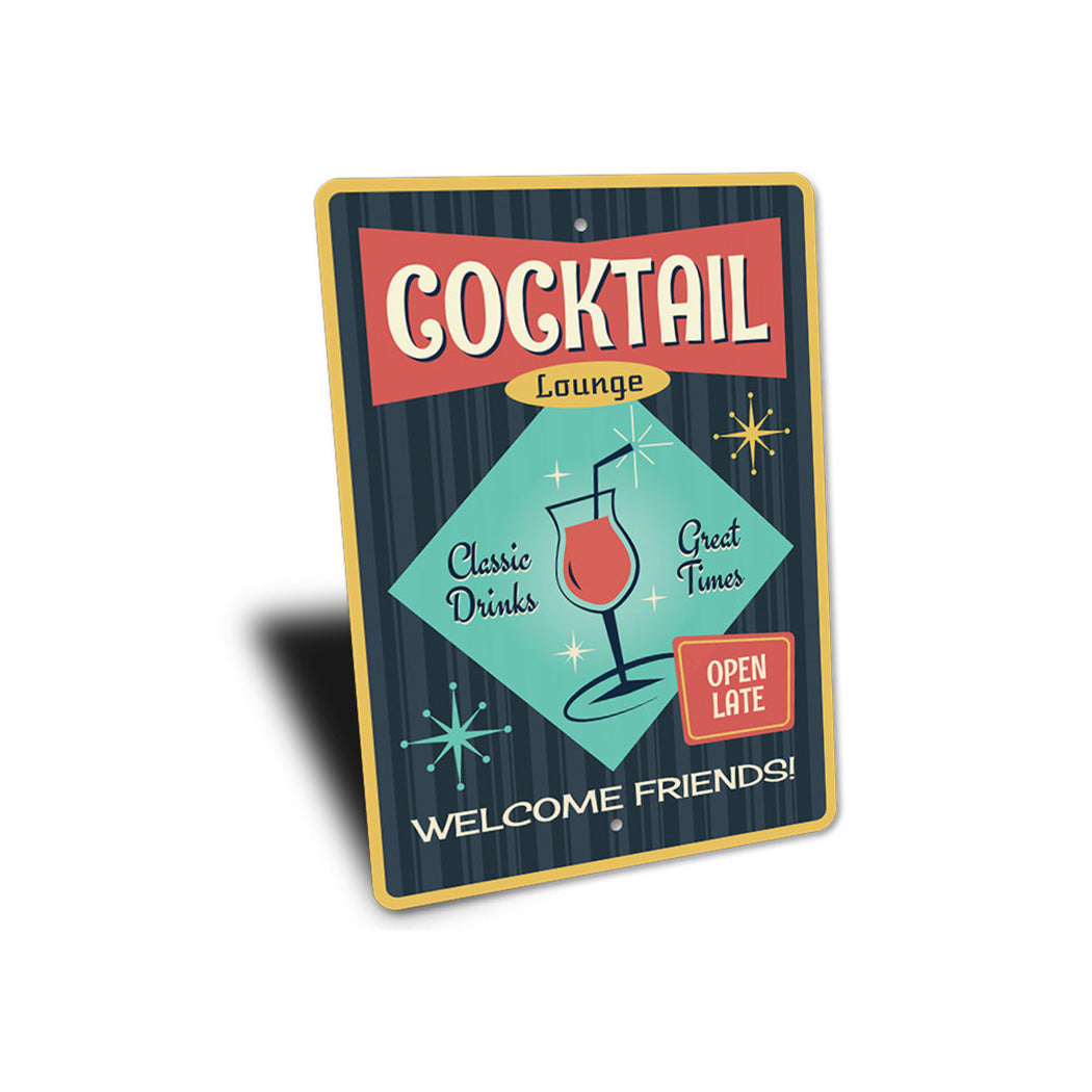 Vintage Cocktail Lounge Sign