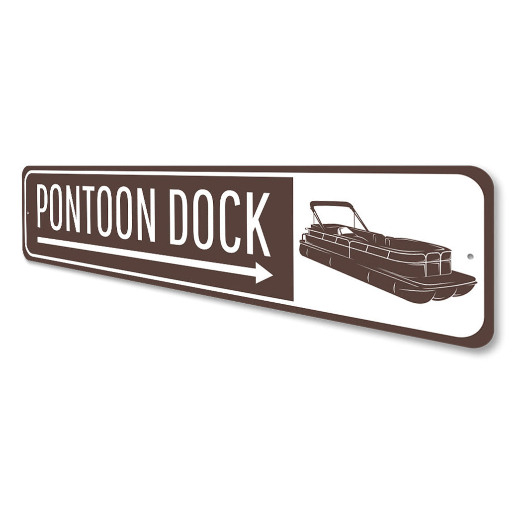 Pontoon Dock Sign