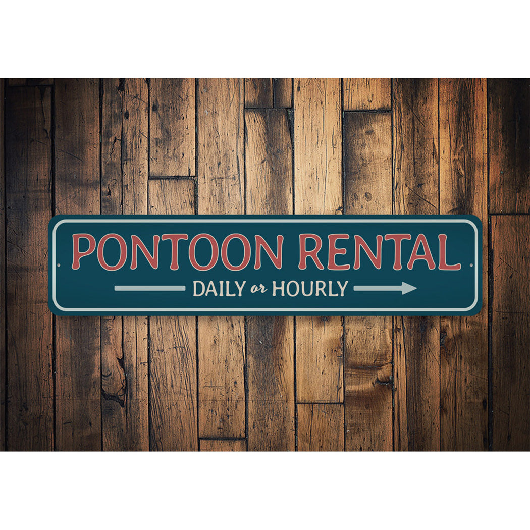 Pontoon Rental Sign