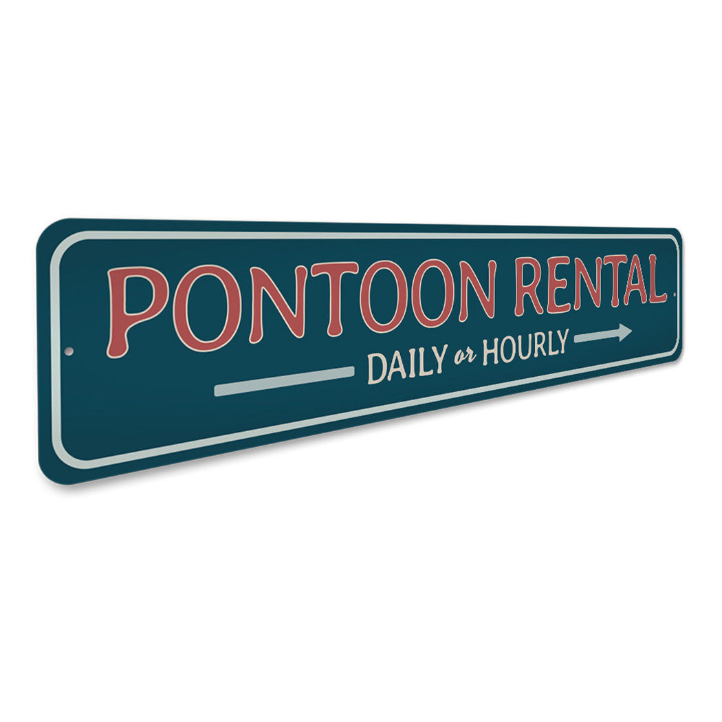 Pontoon Rental Sign