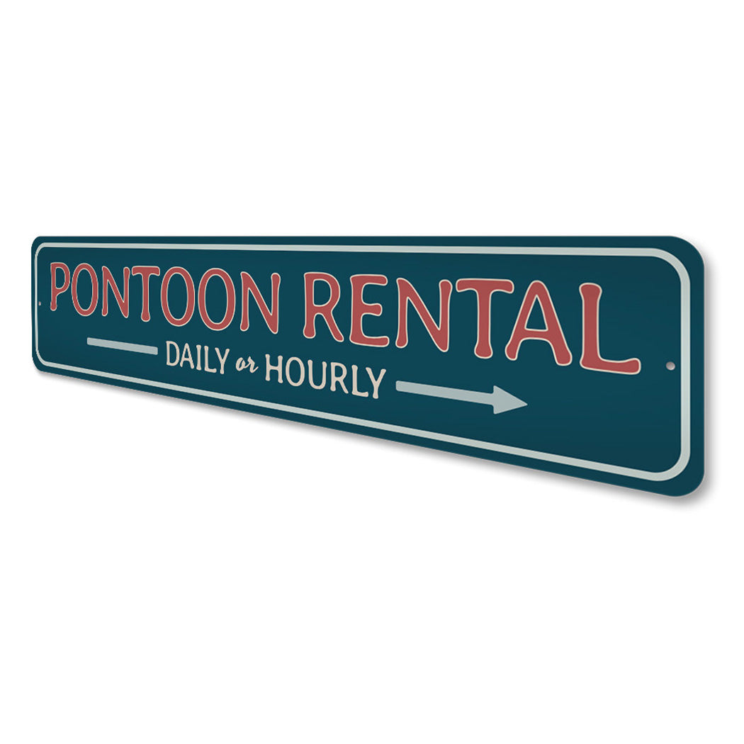 Pontoon Rental Sign