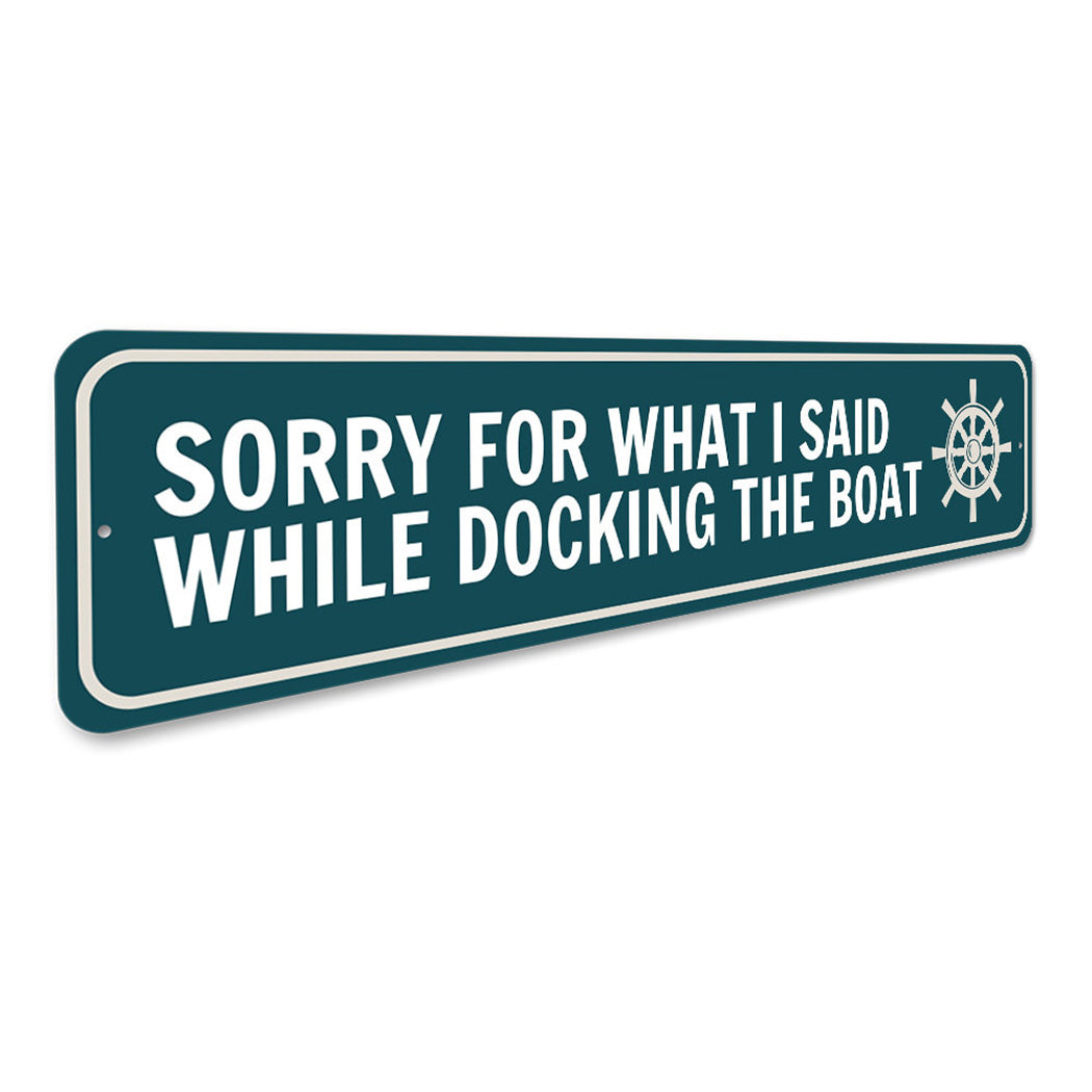 Funny Boat Sign