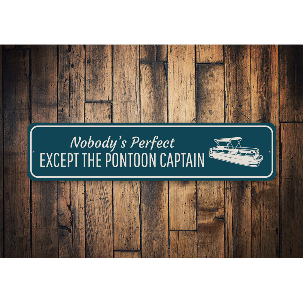 Pontoon Captain Sign