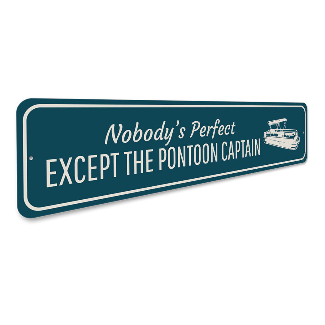 Pontoon Captain Sign