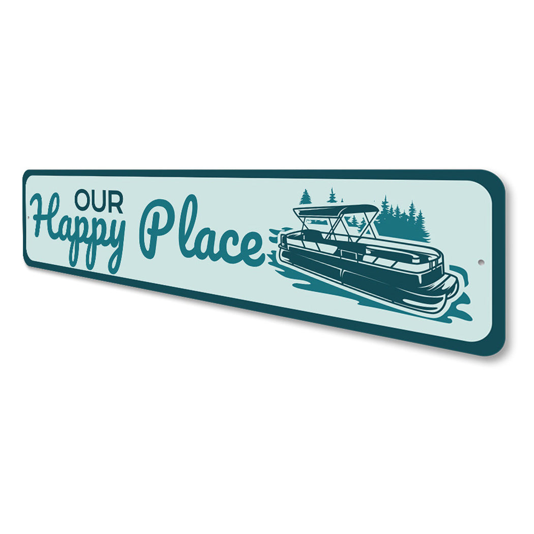Our Happy Place Lake Sign