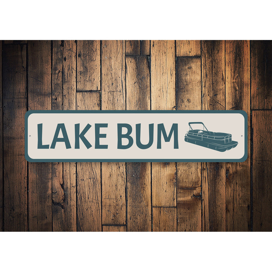 Lake Bum Sign