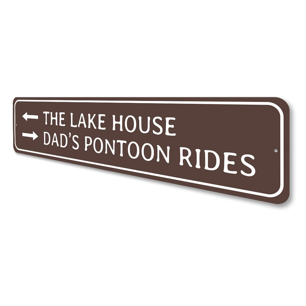 Pontoon Rides Sign