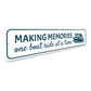 Making Memories Boathouse Sign