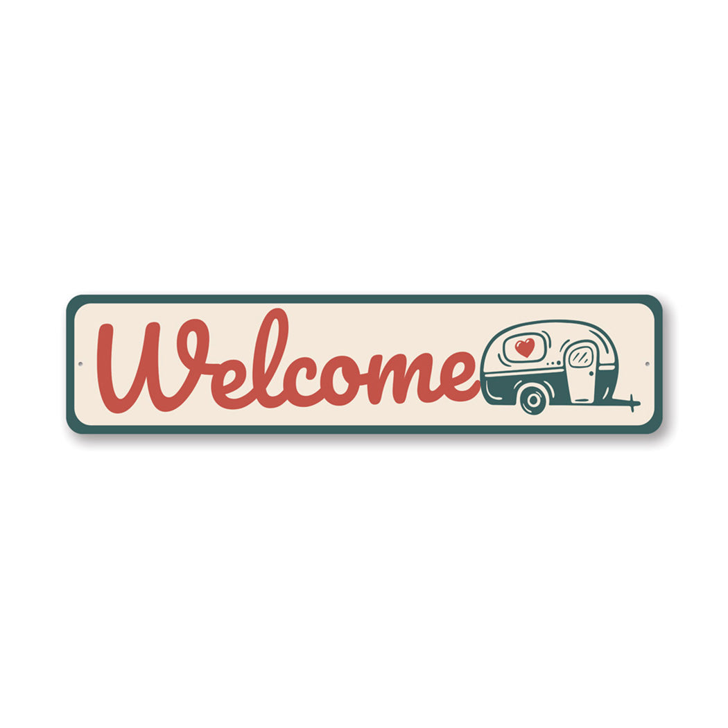 Welcome Camper Sign