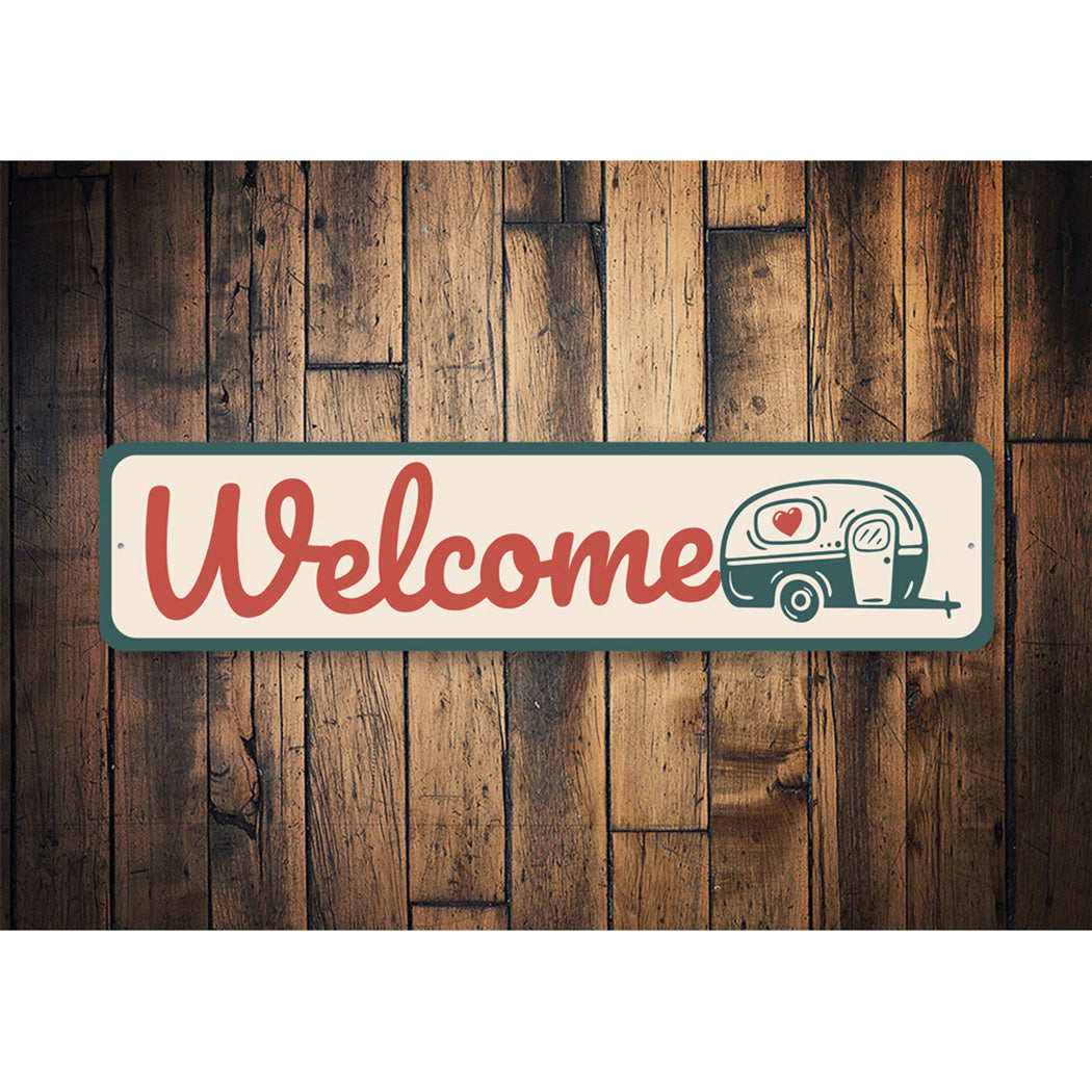 Welcome Camper Sign