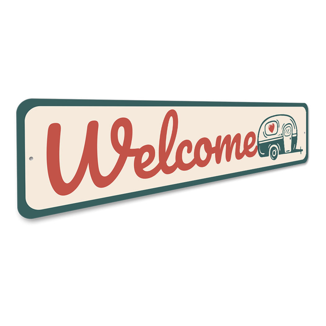 Welcome Camper Sign